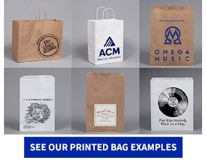 Custom Printed Kraft Paper Bags.