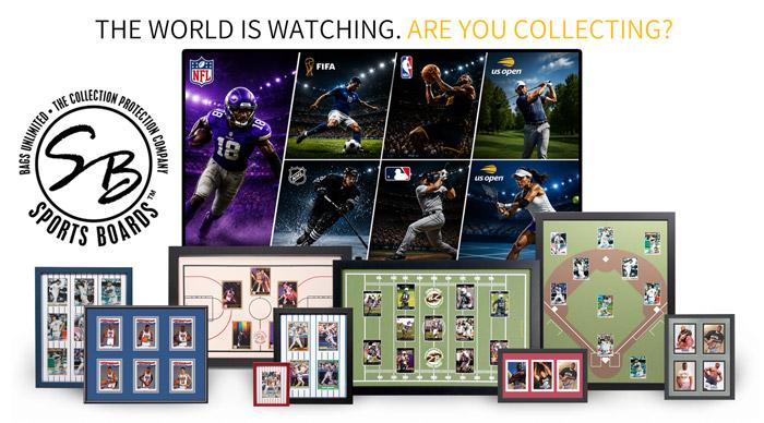 Sports Boards Trading Card Frame Kits