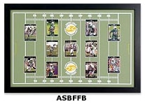 FOOTBALL Sports Boards Eleven Die-Cut Windows. 17-3/4 x 27