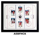 HOCKEY Sports Boards. Five Die-Cut Windows. 18 x 22
