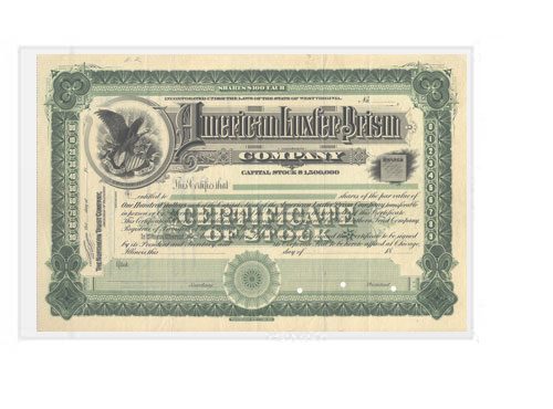 Collectible Stock Certificate Storage