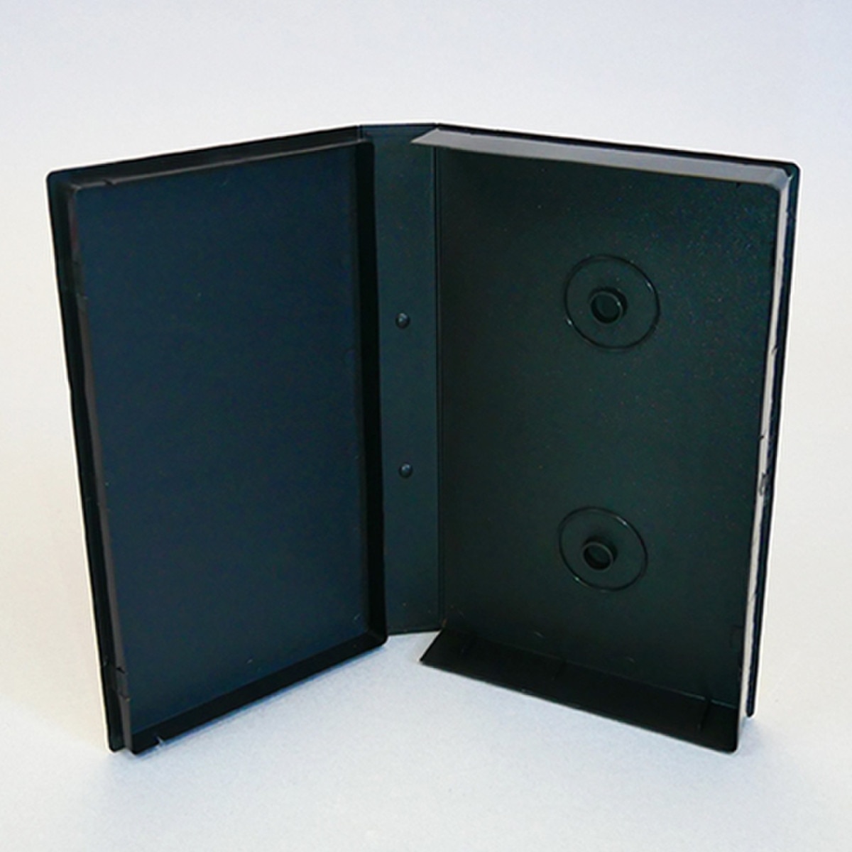 Vhs Polycase Box VHS Case with Tray-side Hub Black Polypropylene Outer Sleeve