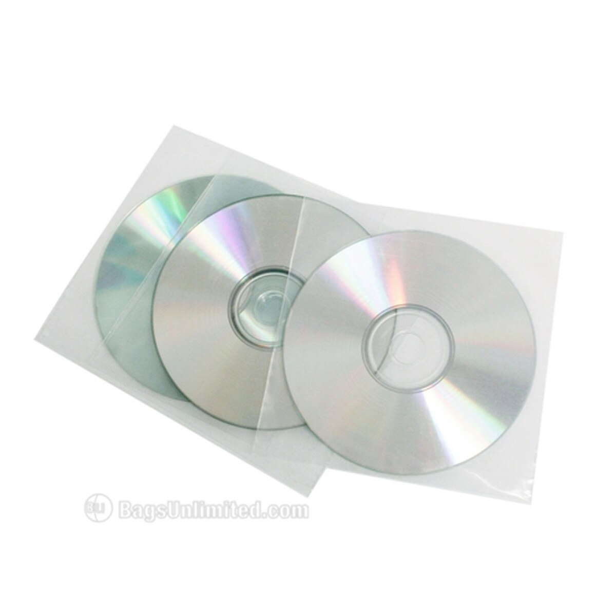 CD Polyethylene Sleeves Fit Over CDs 5 x 5