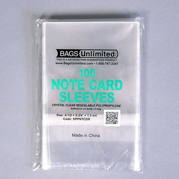 greeting card sleeves Beckett Shield Thick Sleeves 100CT – PTC Collectibles main image 1