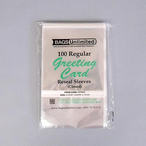 Clear Sleeve for an A6 Card & Envelope Reseal Tape on Body