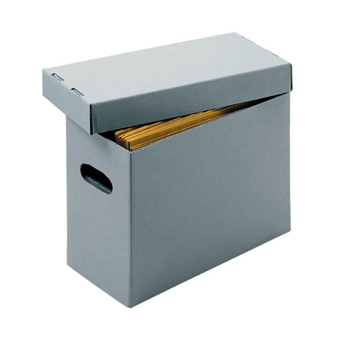 Half-Size File Box for Letter File Folders Acid-Free Board