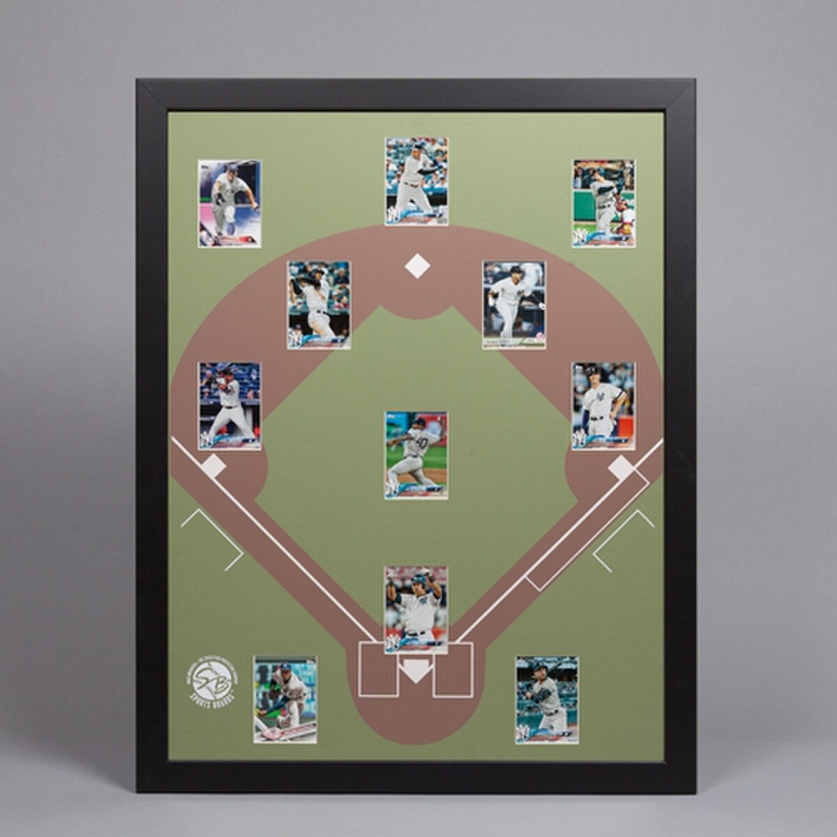 Transparent Baseball Frame Trading Card Baseball Frame 11 Windows UV Blocking Acrylic