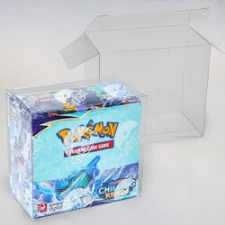 booster box plastic protector Pokemon Booster Box Protector made with SCRATCH & UV RESISTANT 0.50mm thick PET Acid-Free Plastic 2 Pack main image 0
