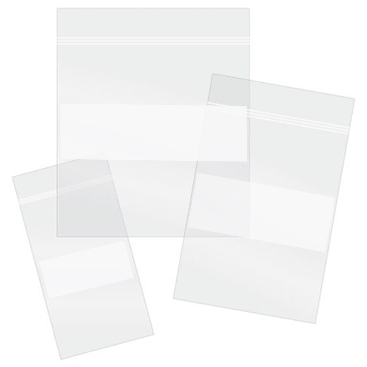 1000 Stück Durchsichtige Plastik-Zipper-Beutel – 80 X 120 Mm (3 X 4,7 Zoll) – Wieder Verschließbar Poly Beutel 80x120 Mm