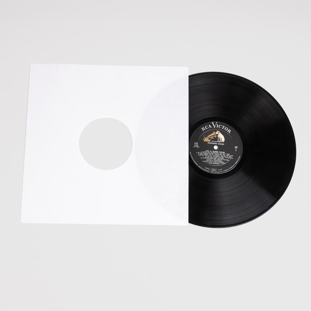 100) CheckOutStore Paper Record Inner Sleeves With Hole For 12 - View #9