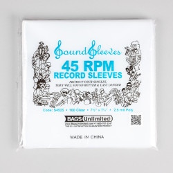 7'' Record WHITE Paper Sleeves with Center Holes 7'' Record WHITE Paper Sleeves with Center Holes
